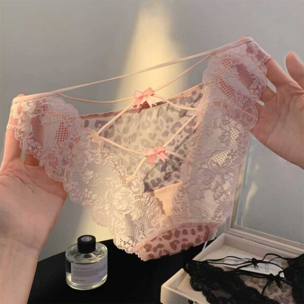 3pcs Women's Knickers Sexy Lace Briefs Underwear Fit Panties Low Rise Soft Bikini