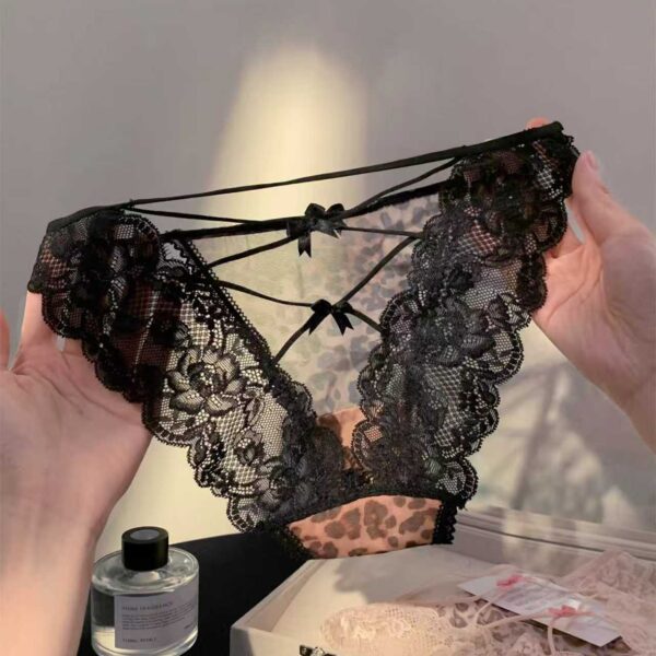 3pcs Women's Knickers Sexy Lace Briefs Underwear Fit Panties Low Rise Soft Bikini