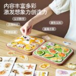 Magic Water Drawing Book for Kids, Reusable Coloring Book with 4 Themes & Water Pen, Mess-Free Travel Toy & Educational Busy Book for Toddlers Ages 3+